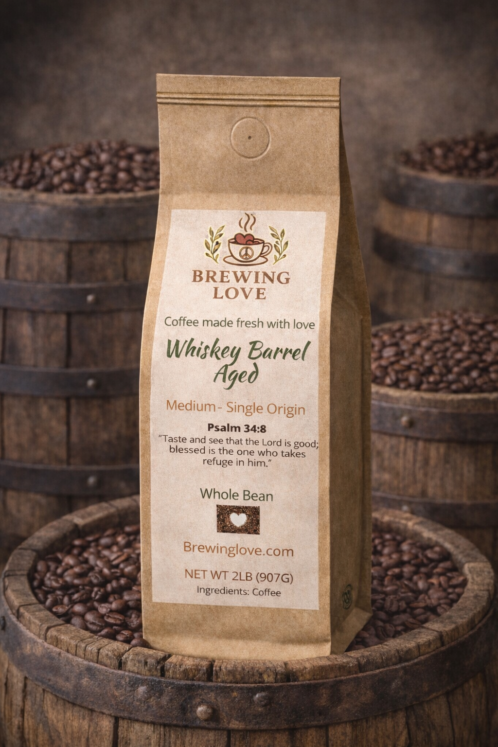 Whiskey Barrel Aged Coffee